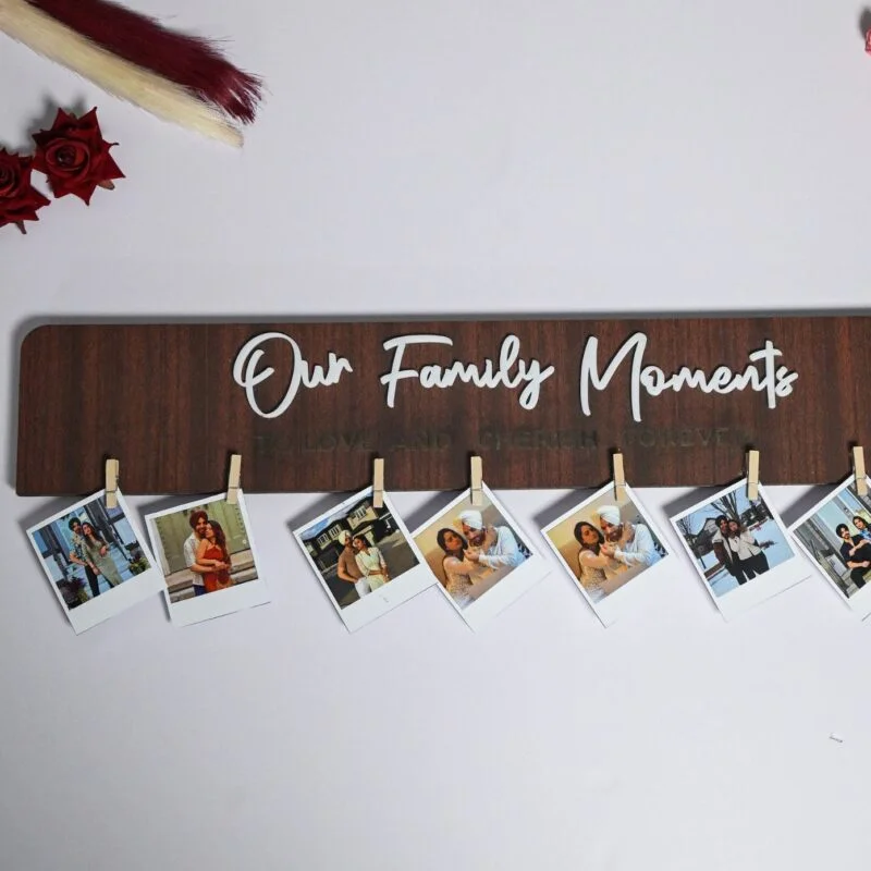 Family Moment Board Light Brown & Light Brown